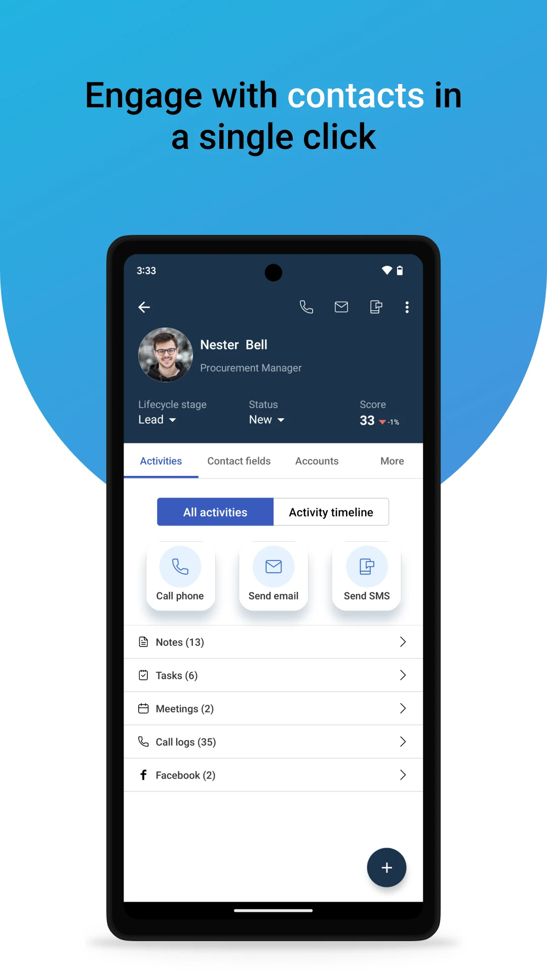 Freshsales screenshot